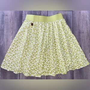 🍋‍🟩 Tea Collection Citrus Lime Green Summer Skort - Dress Skirt w/ Shorts Size 8